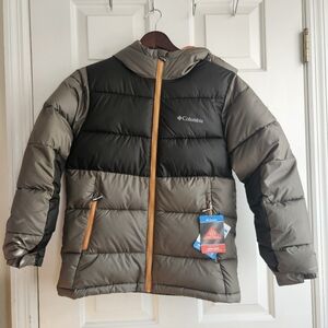 Columbia Kids' Black and Olive Puffer Jacket